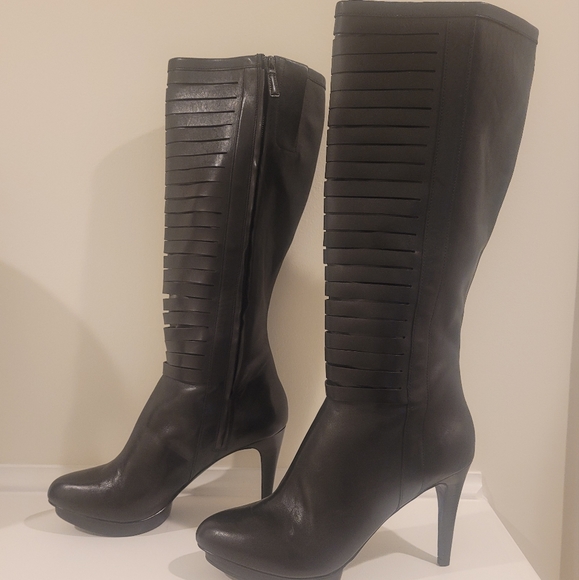 Maria Sharapova Odette by Cole Haan Women Black Boots US 10.5 never worn! - Picture 5 of 6